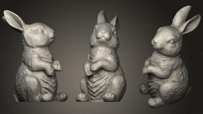 Игрушки (Пасхальный кролик, TOYS_0538) 3D модель для ЧПУ станка